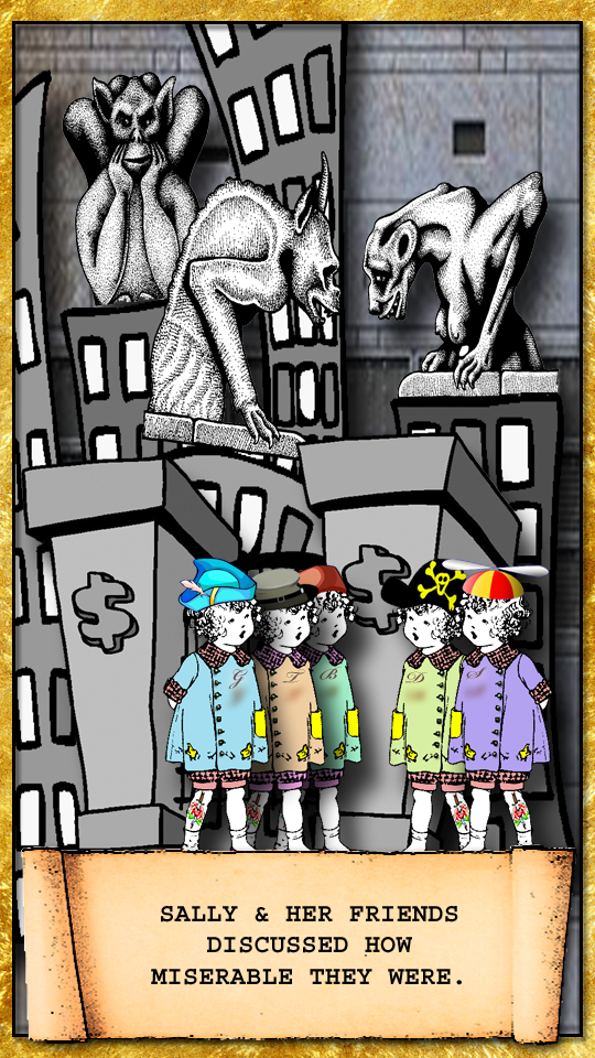 sally and her friends discussed how miserable they were